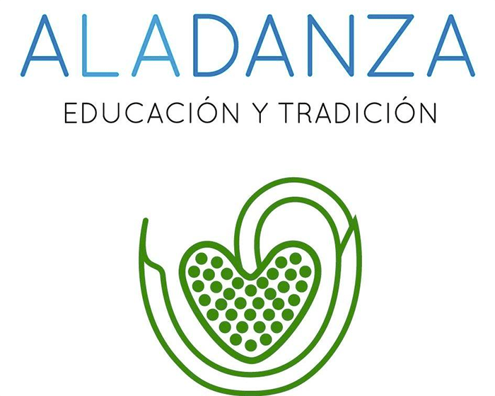 Logo Aladanza vertical
